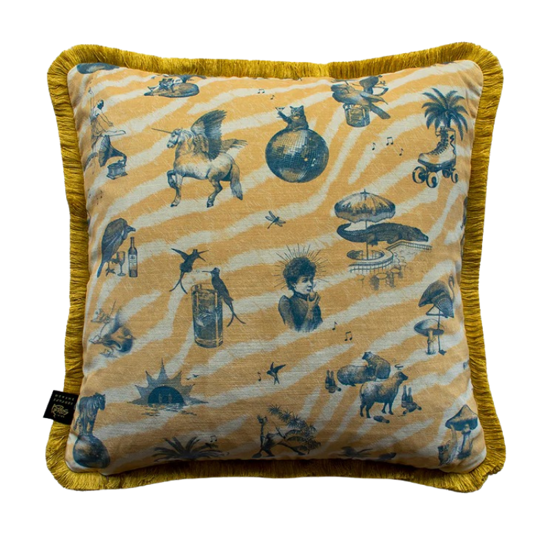 Club Tropikana Velvet Cushion